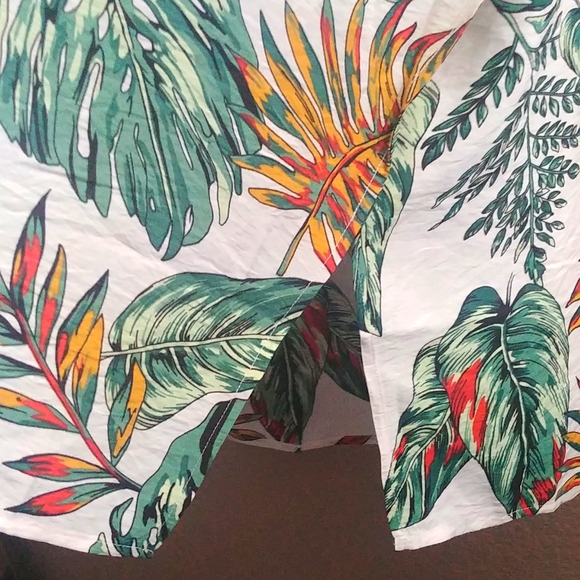 Palm Leaves Beach Cover up S/M - Picture 4 of 6